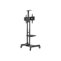 NEOMOUNTS Monitor/TV Mobile Floorstand 32inch-75inch 45kg VESA600x400 Height Adjust 103-153cm public