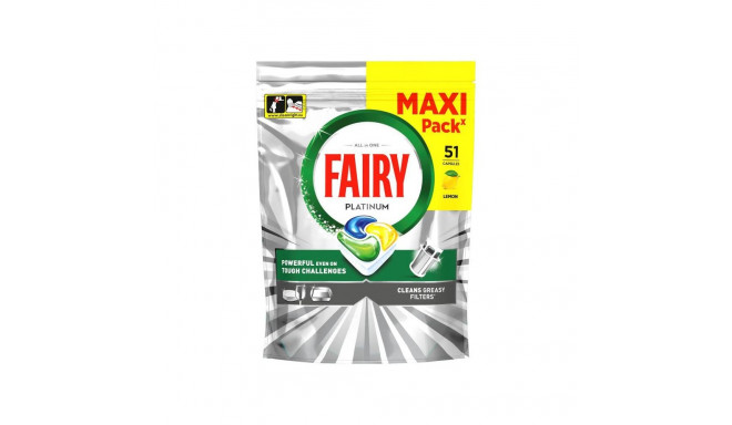 Fairy Platinum sidruni nõudepesukapslid 51tk