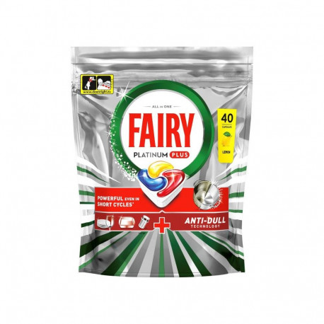 Fairy nõudepesukapslid Platinum Plus sidrun 40 tk