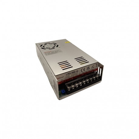 Power Supply Unit - HiSmart 12V 40A 500W Switching Power Supply With Protections Black