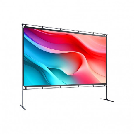 Projection Screen - JMGO 100-Inch 4K UHD Portable Screen With Storage Bag, White