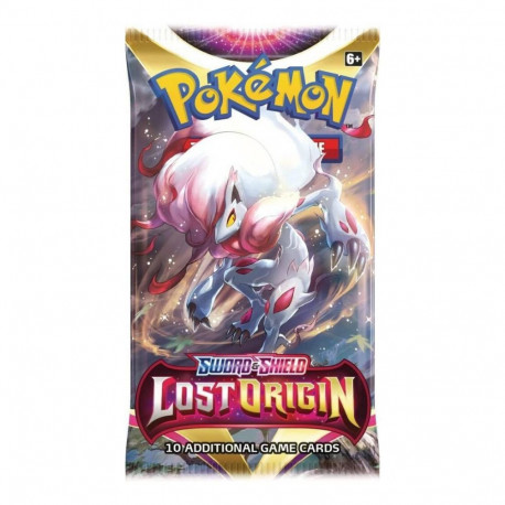 Trading Card Pack - Pokémon Sword & Shield: Lost Origin Booster Pack, 10 Random Cards, VSTAR & VMAX,