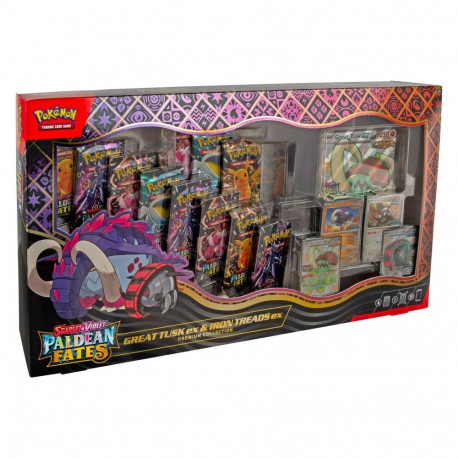 Trading Card Game - Pokémon Scarlet & Violet: Paldean Fates Great Tusk ex & Iron Threads ex Premium 