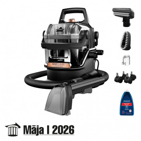 Bissell vaiba- ja tekstiilipesur SpotClean HydroSteam Pro pesufunktsiooniga 1000W 11120272130, must