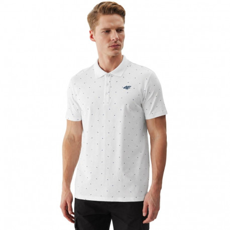 Koszulka męska 4F M0949 biała 4FWSS26TPTSM0949 10S 2XL