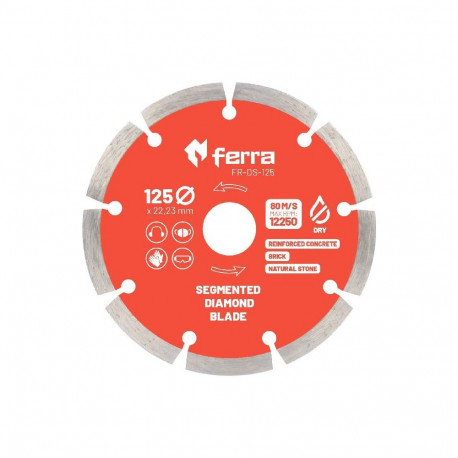 Ferra segmented diamond disc 125x22,23mm