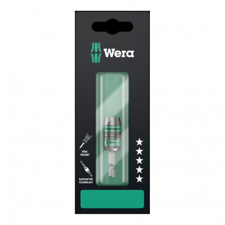 Wera Rapidaptor universal bit holder with ring magnet, 887/4 RR, blister