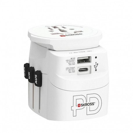 "SKROSS Pro Light USB AC30PD World, weiss"