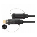 "Python AOC Hybrid HDMI® 2.0b Kabel, stahlarmiert, 20m"