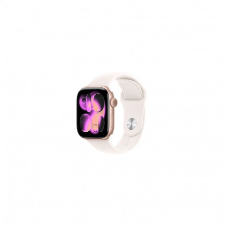 Apple Watch Series 11 GPS + Cellular 42mm Rose Gold Alu Case, Light Blush Sport Band S/M EU MF8E4 - 