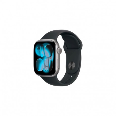 Apple Watch Series 11 (2025) GPS 42mm Space Gray Alu Case, Black Sport Band M/L EU MEQX4
