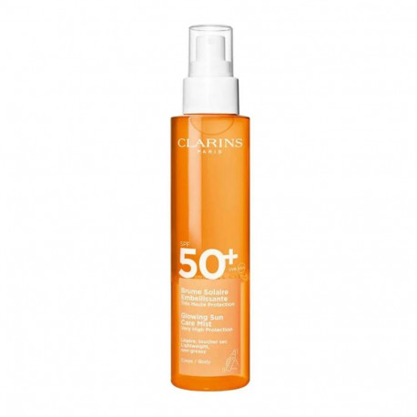 CLARINS päikesekaitsepihusti sära andev SPF50+ 150ML