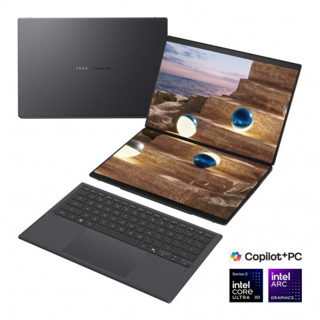 Asus sülearvuti UX8407AA-SN066W Zenbook Duo 14" OLED puuteekraan 2.8K 2880x1800 144Hz peegeldusvasta