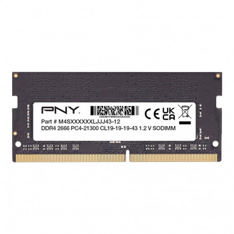 RAM Module - PNY MN8GSD42666 8GB DDR4 2666MHz SO-DIMM