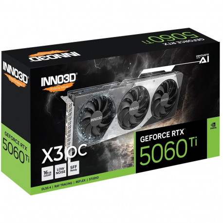 Graphics Card - INNO3D GeForce RTX 5060 Ti X3 OC 16GB GDDR7 2602MHz