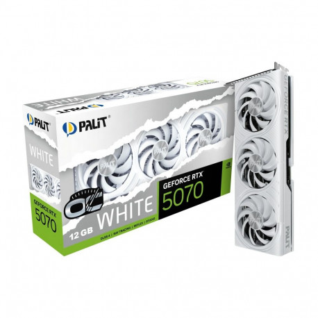Graphics Card - Palit GeForce RTX 5070 12GB GDDR7 White
