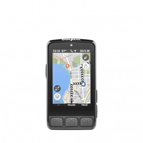 Wireless Bicycle Computer - Wahoo ELEMNT ROAM 3 GPS, 2.8" Touchscreen, 25h Battery, Waterproof