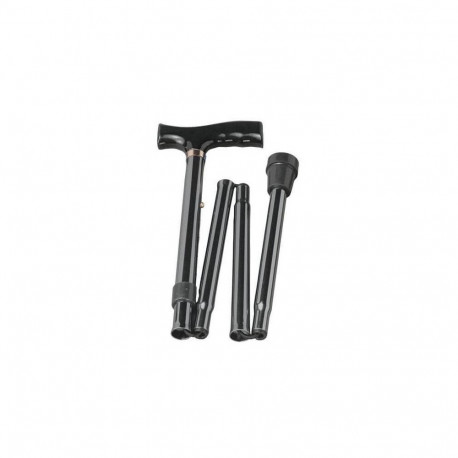 Walking Stick - Walking Stick Telescopic Folding Cane Rf-520 Black