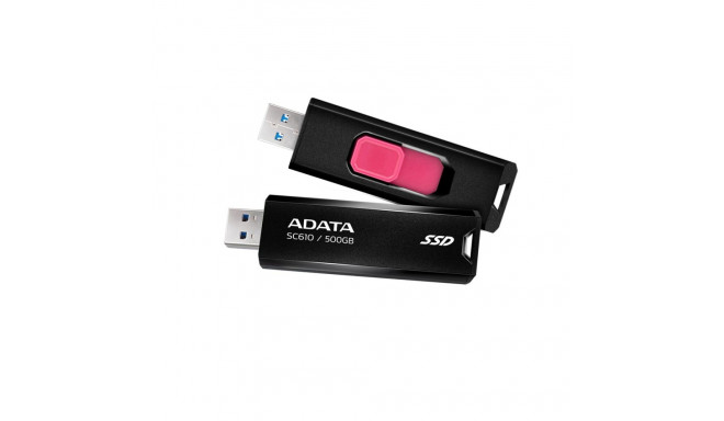 External Hard Drive - Adata Sc610 500gb Black