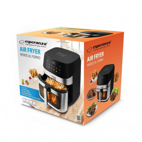 Air Fryer - Esperanza EKA005 8L 1600W Stainless Steel