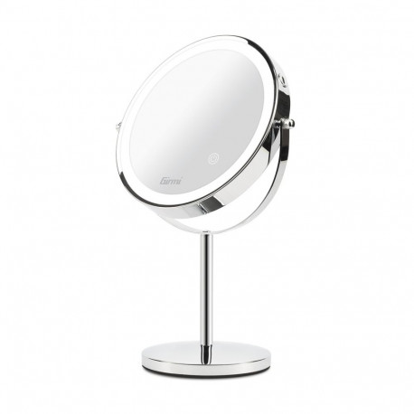 Make-up Mirror - Girmi BE02 1x/3x Magnification 360° Rotation LED Touch Control USB-C