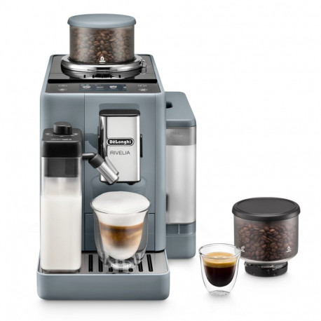 Coffee Machine - DeLonghi Rivelia EXAM440.55.g 1.4L Espresso Maker with Grinder