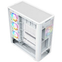 Computer Case - MODECOM Volcano AQ400 Midi Tower ATX, ARGB, White