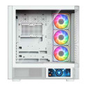 Computer Case - MODECOM Volcano AQ400 Midi Tower ATX, ARGB, White