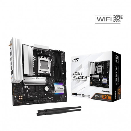 Motherboard - Asrock A620AM PRO RS WIFI AMD AM5 DDR5 Wi-Fi M.2 PCIe