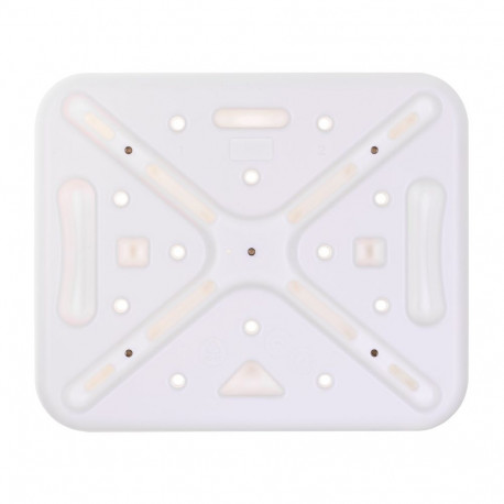 Bathroom Equipment - Shower Chair with Backrest & Armrests, Adjustable 43-56 cm, 110 kg