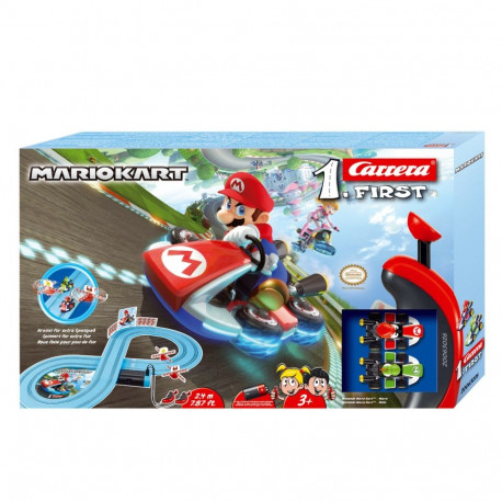 Vehicle & Track Set - Carrera RC Nintendo Mario Kart 2 Vehicles 2.5m Track Red/Blue
