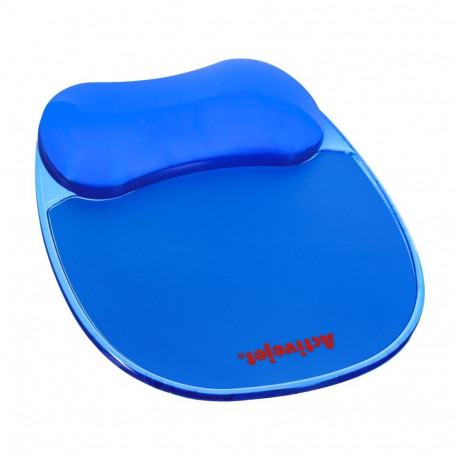 Office Supplies - Activejet Gel Mouse Pad with Wrist Rest Non-Slip Base Blue