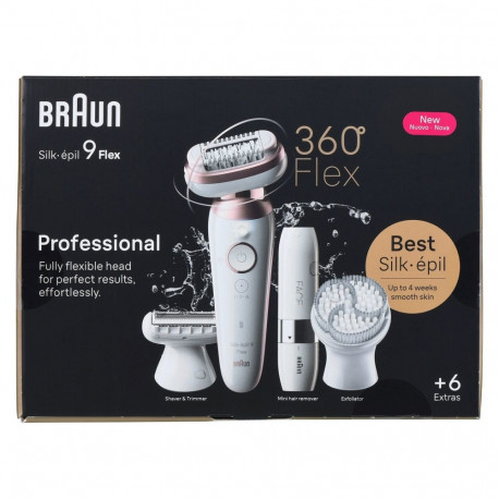 Electric Depilator - Braun Silk-épil 9 Flex 9-360 3D