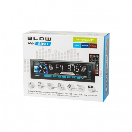 Car Radio - Blow Avh-8890 Black