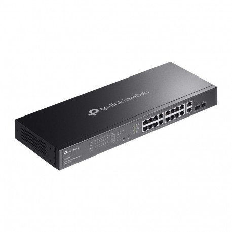 Network Switch - TP-Link Omada ES220GMP Managed L2 Gigabit 18 PoE Ports 250W Black