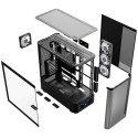 Computer Case - MODECOM Volcano AQ500 ARGB Midi ATX, micro ATX, Mini-ITX Black