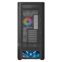 Computer Case - MODECOM Volcano AQ500 ARGB Midi ATX, micro ATX, Mini-ITX Black