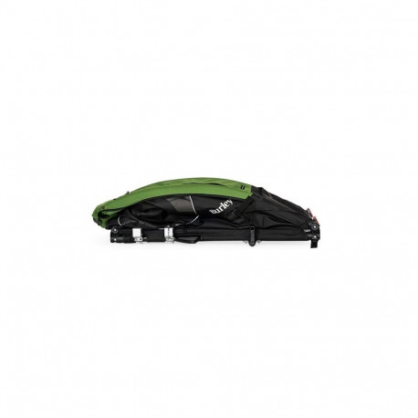 Pet Carrier - Burley Tail Wagon Dog Carrier Max Weight 34 kg, Foldable, Black/Green