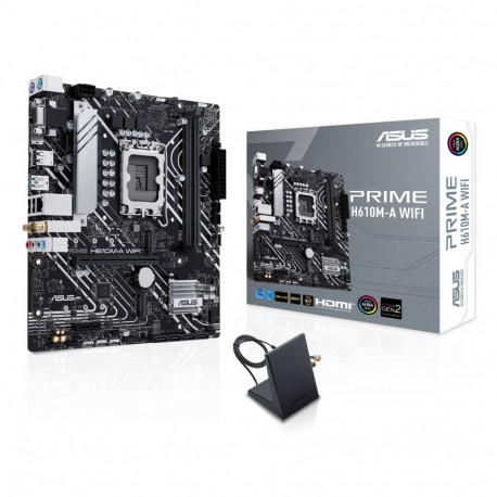 Motherboard - ASUS PRIME H610M-A WIFI Intel LGA 1700 DDR5 96GB Wi-Fi 5 Bluetooth 5.0