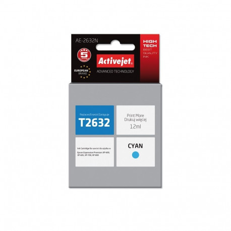 Printer Cartridge - Activejet Ae-2632n Cyan
