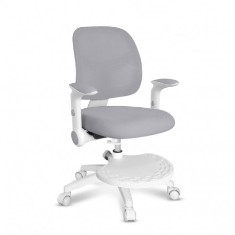 Office Chair - Junior 5.0 Swivel with Height Adjustment and Mesh Back Grey
