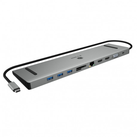 IB-DK2106a-CPD USB-C PD HDMI, hõbedane