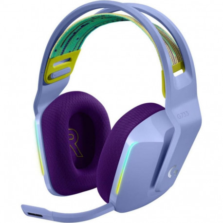 Logitech HEADSET GAMING G733 WRL/LILAC 981-000890