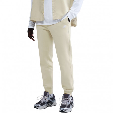 Nike meeste püksid FN3787 229 S club bb jogger, kreemjad