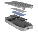 IB-1919M-C42 USB4 M.2 NVMe  (silber)