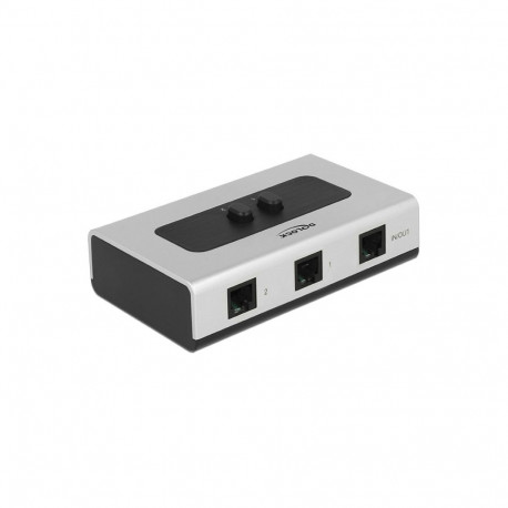 "DELOCK Umschalter RJ11 2 Port manuell bidirektional"