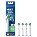 "Oral-B Aufsteckbürsten CrossAction Pro 4er Weiß"