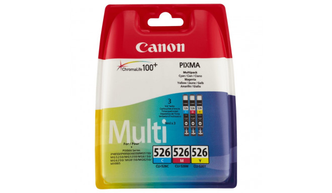 "Canon Tinte CLI-526 4541B009 3er Multipack (CMY)"