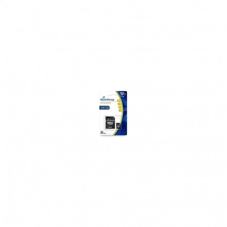 CARD MediaRange microSD mälukaart 128GB UHS-1 Cl.10 koos adapteriga