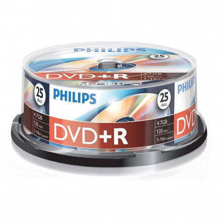 "1x25 Philips DVD+R 4,7GB 16x SP"